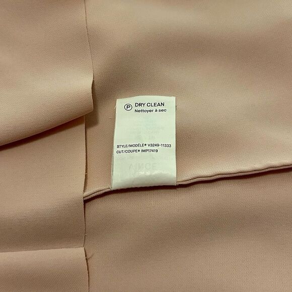 Vince Zip neck Draped Shell in New Buff. Size XS. - Picture 9 of 10